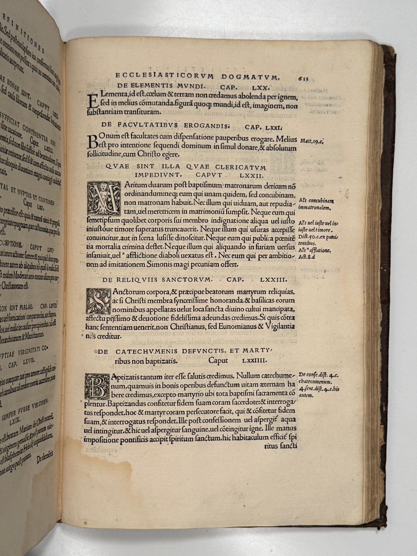 The Editio Princeps of Tertullian's Works 1521: The Important St. Maur Copy