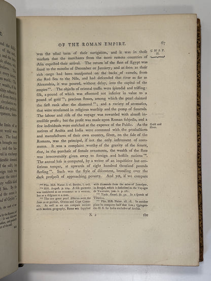 First Edition: The Decline and Fall of the Roman Empire by Edward Gibbon