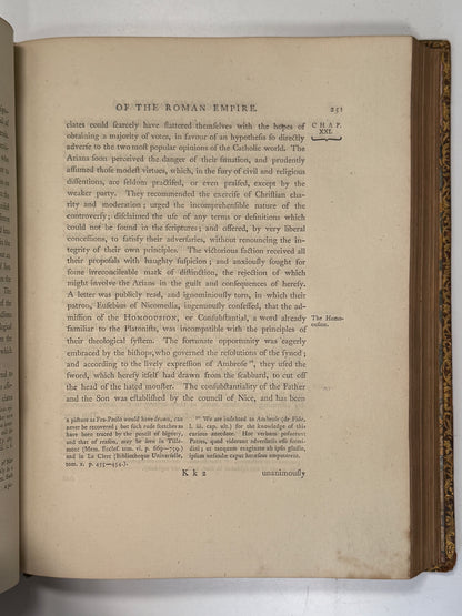 First Edition: The Decline and Fall of the Roman Empire by Edward Gibbon