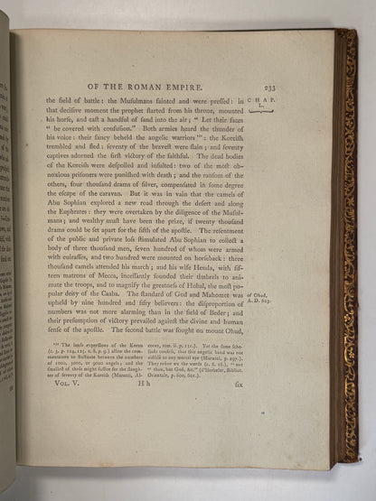 First Edition: The Decline and Fall of the Roman Empire by Edward Gibbon