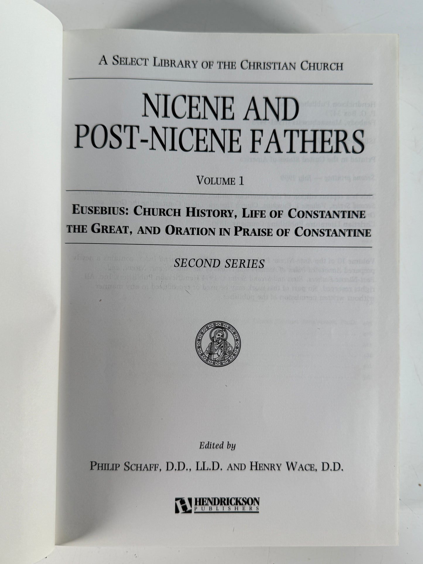 The Early Church Fathers by Philip Schaff Ante-Nicene to Post-Nicene History