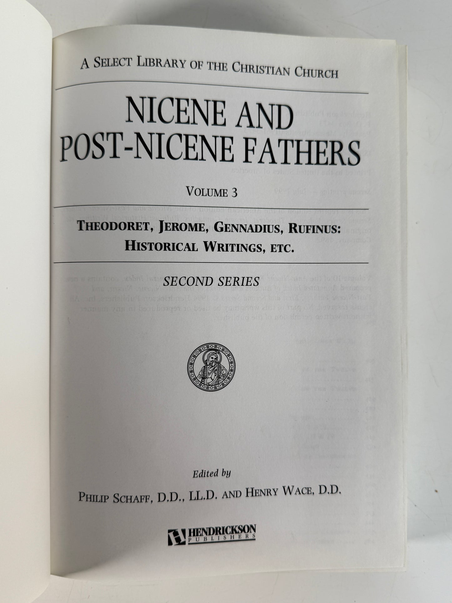 The Early Church Fathers by Philip Schaff Ante-Nicene to Post-Nicene History