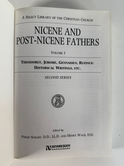 The Early Church Fathers by Philip Schaff Ante-Nicene to Post-Nicene History