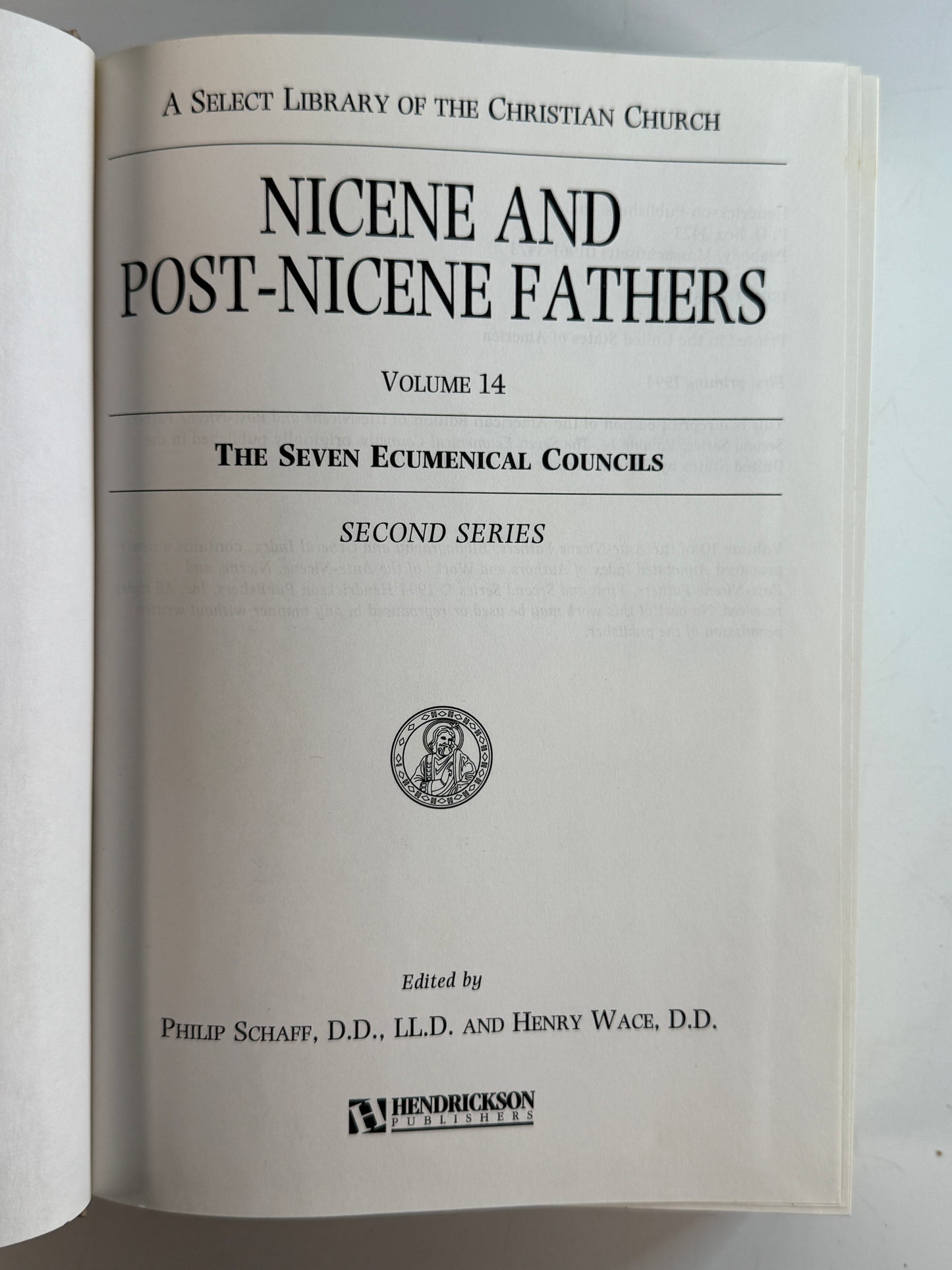 The Early Church Fathers by Philip Schaff Ante-Nicene to Post-Nicene History