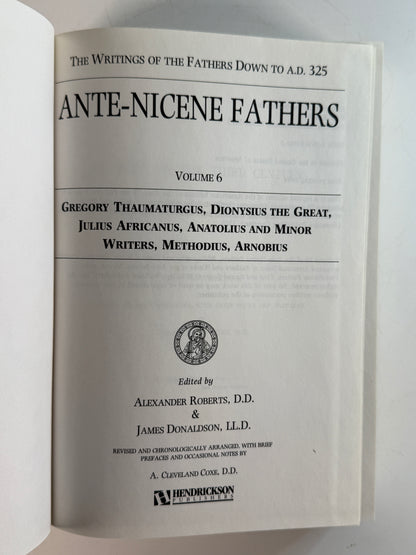 The Early Church Fathers by Philip Schaff Ante-Nicene to Post-Nicene History