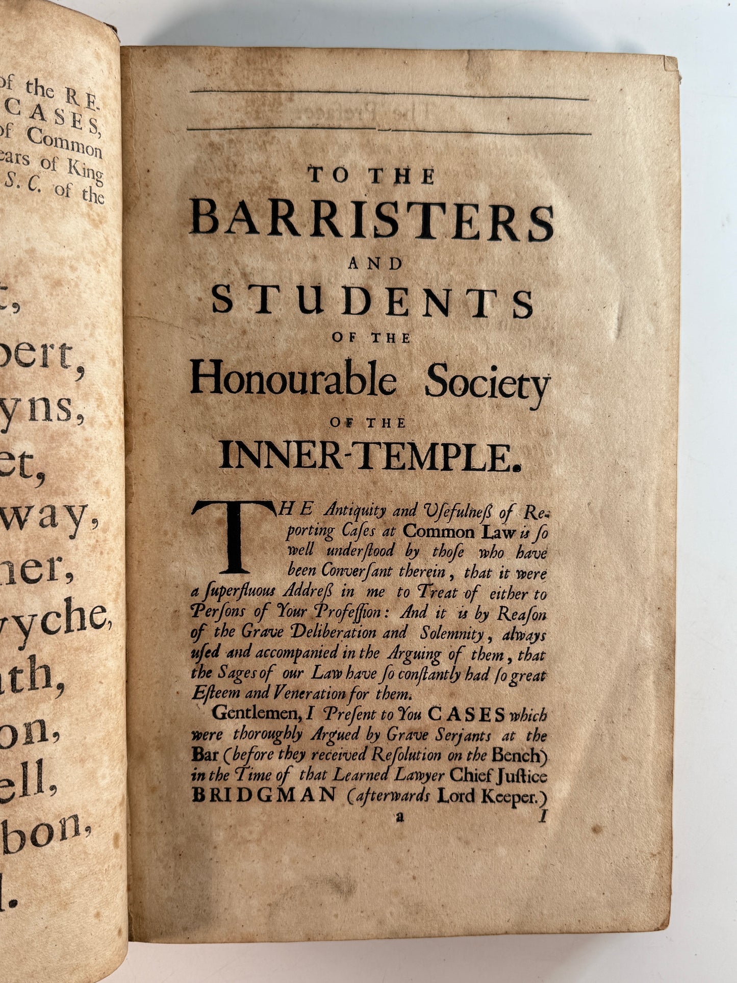Charles II Reports of Several Special Cases 1687