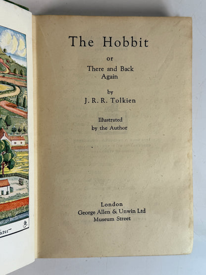 The Hobbit by J.R.R. Tolkien 1942 First Edition Third Impression