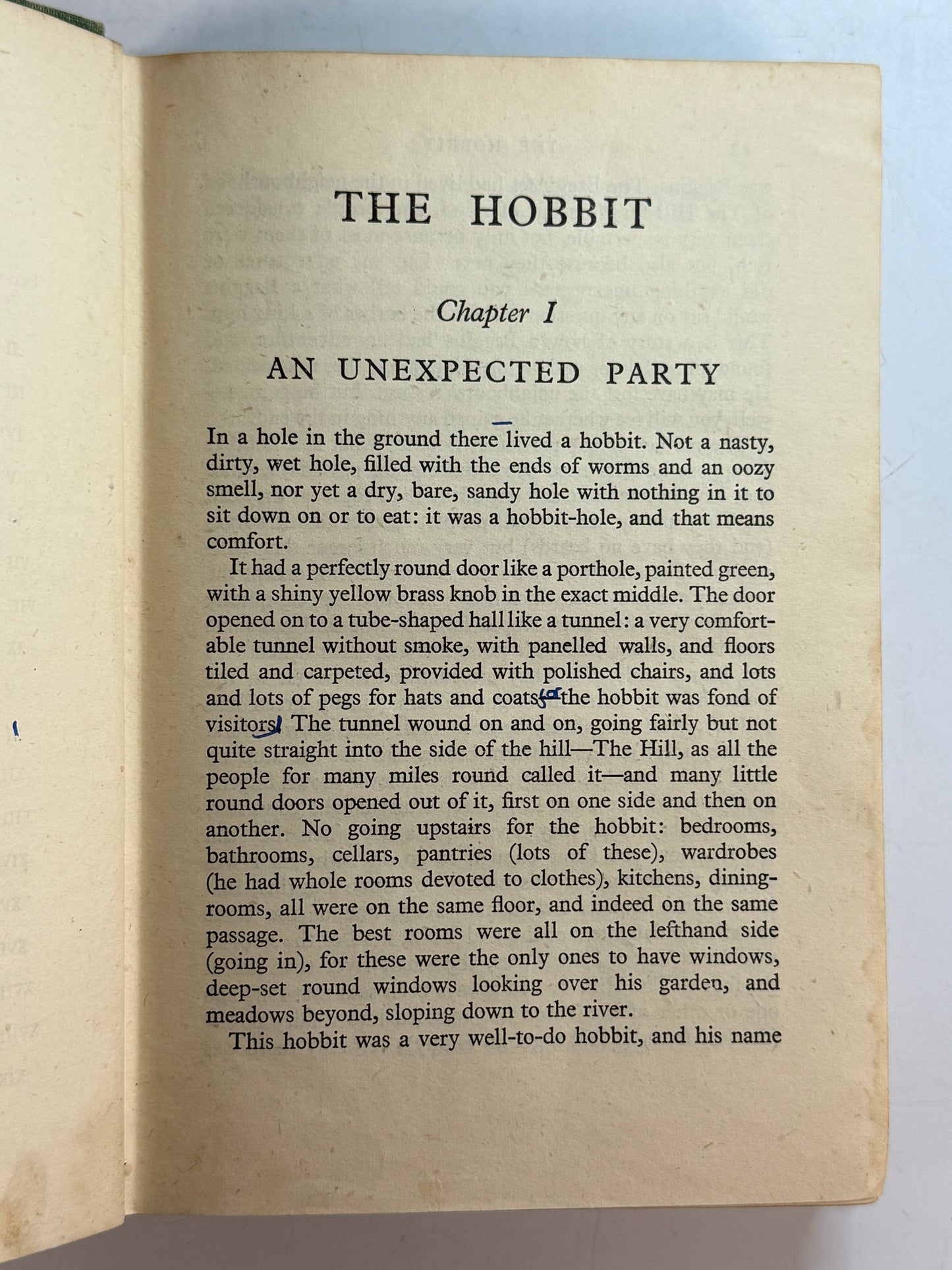 The Hobbit by J.R.R. Tolkien 1942 First Edition Third Impression