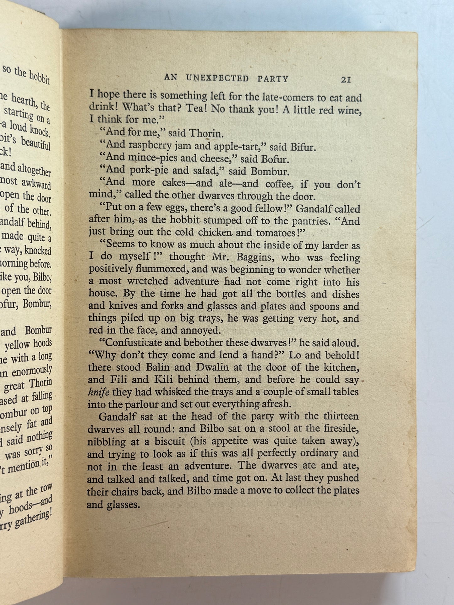 The Hobbit by J.R.R. Tolkien 1942 First Edition Third Impression