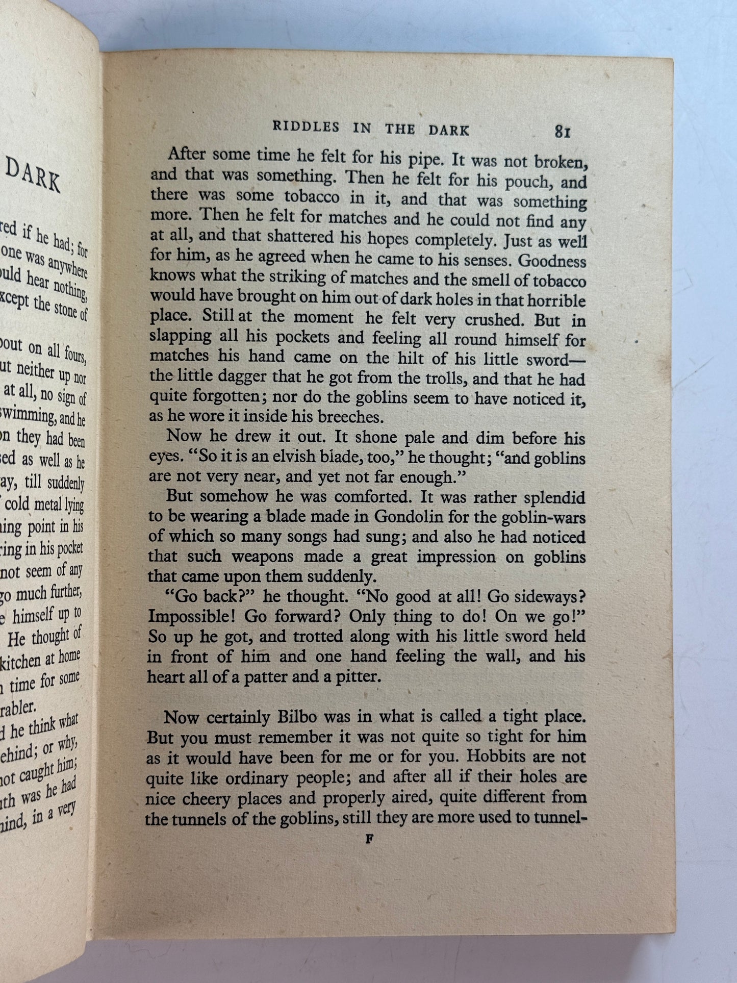 The Hobbit by J.R.R. Tolkien 1942 First Edition Third Impression