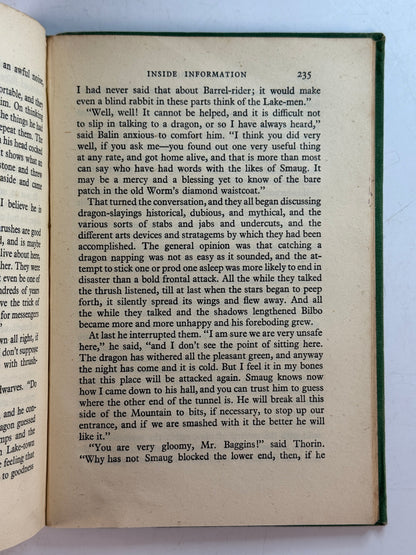 The Hobbit by J.R.R. Tolkien 1942 First Edition Third Impression
