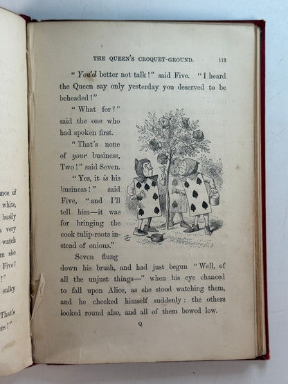 Alice in Wonderland by Lewis Carroll 1881
