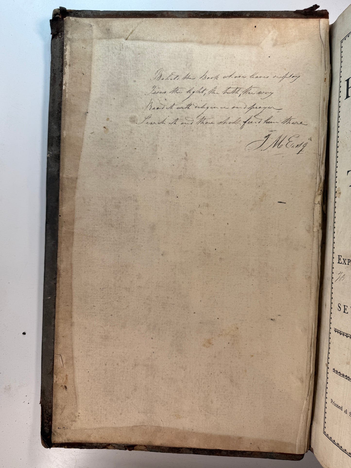 Antique King James Bible 1774