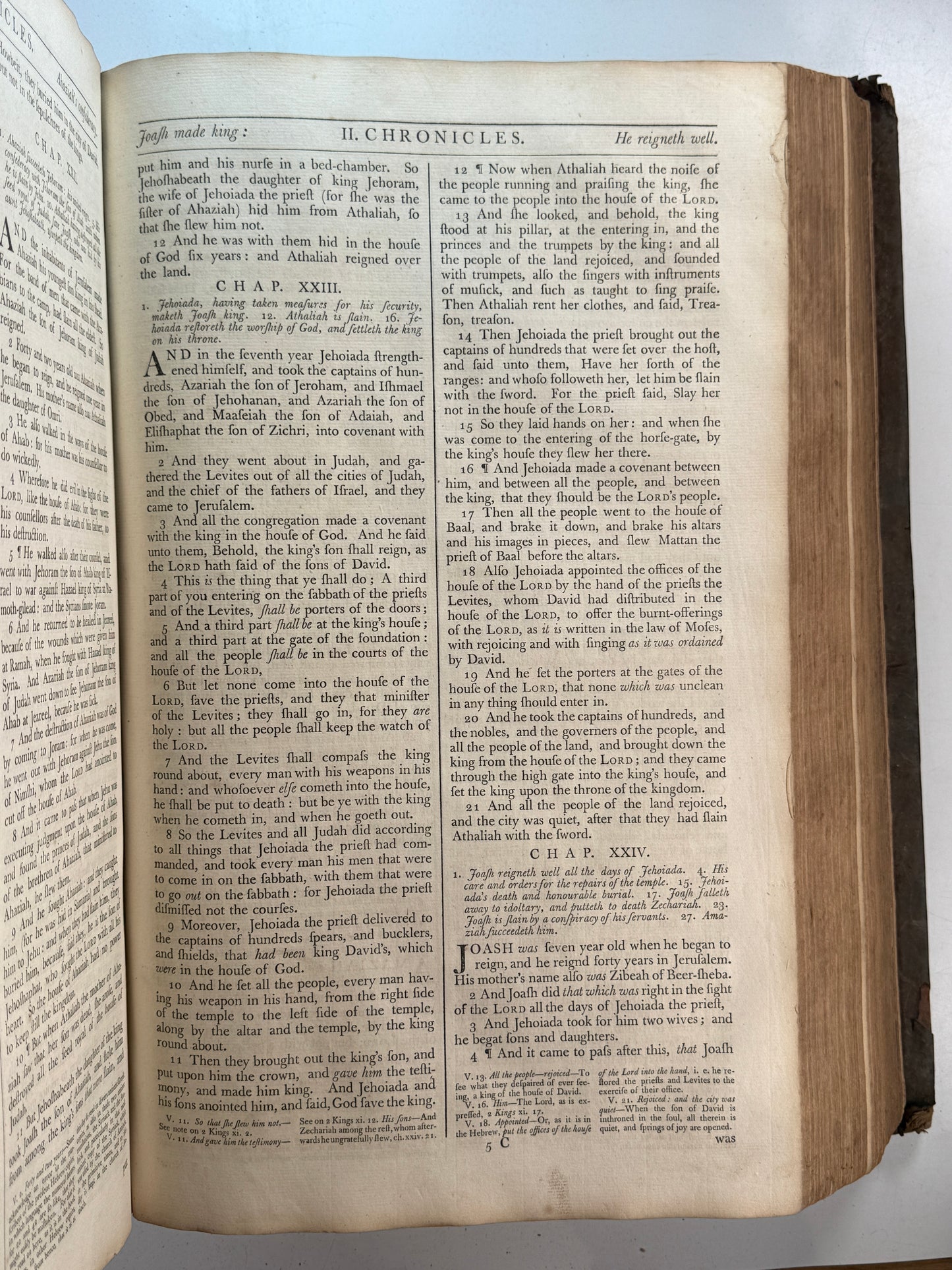 Antique King James Bible 1774