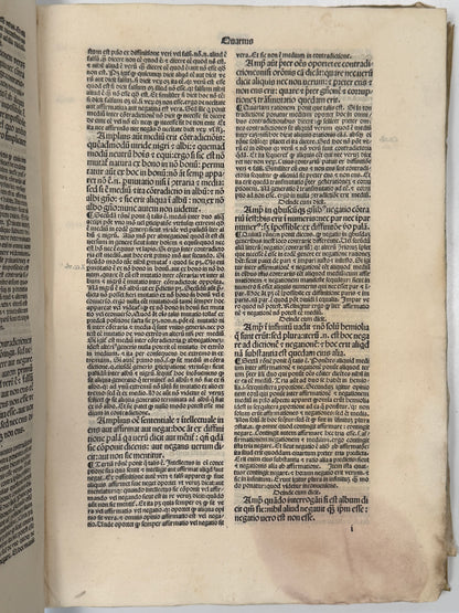 St. Thomas Aquinas' Commentary on Aristotle's Metaphysics 1493 Incunable