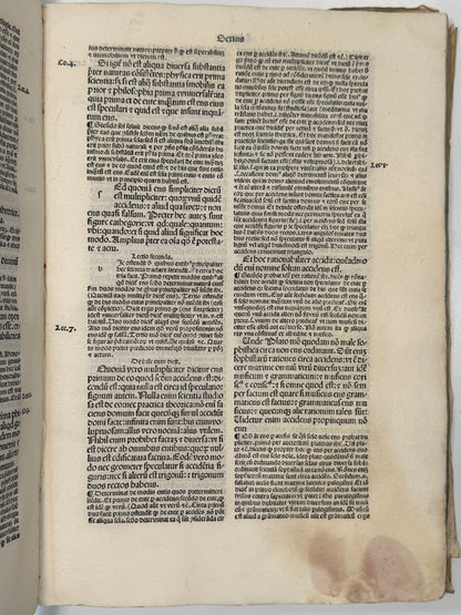 St. Thomas Aquinas' Commentary on Aristotle's Metaphysics 1493 Incunable