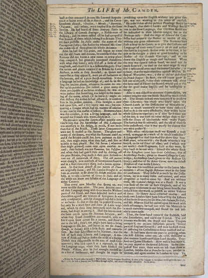 Camden's Brittania 1695 First Edition