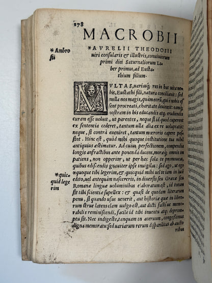 Macrobius' Saturnaliorum 1560