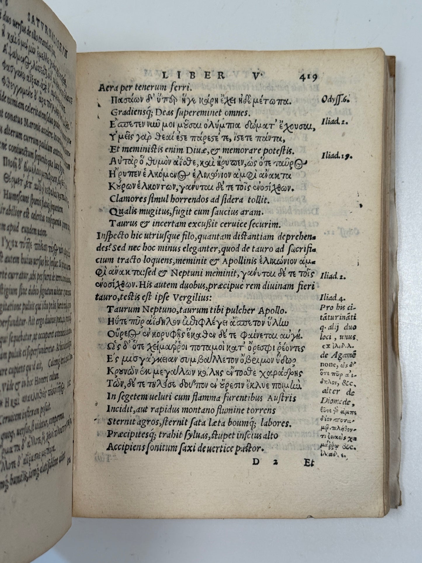 Macrobius' Saturnaliorum 1560
