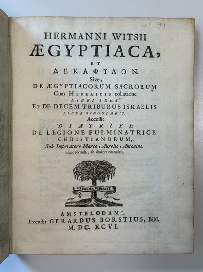 1696 Witsius Aegyptiaca
