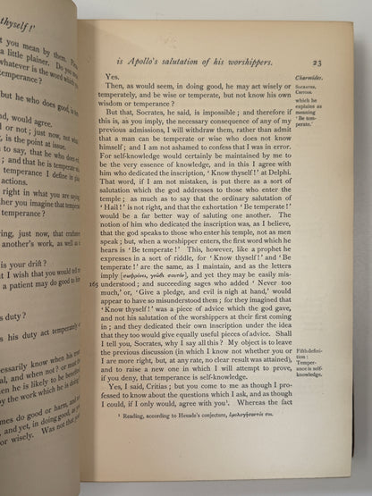 Plato's Dialogues 1892 Sangorski & Sutcliffe