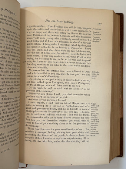 Plato's Dialogues 1892 Sangorski & Sutcliffe