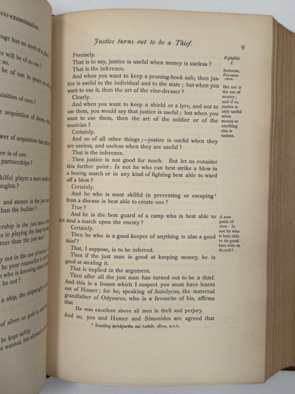 Plato's Dialogues 1892 Sangorski & Sutcliffe