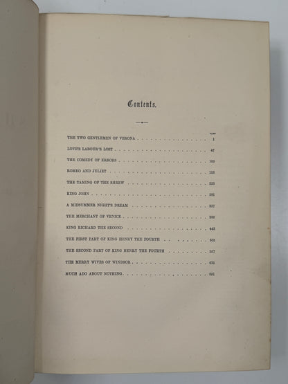 The Works of Shakespeare 1865