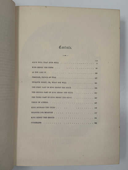 The Works of Shakespeare 1865