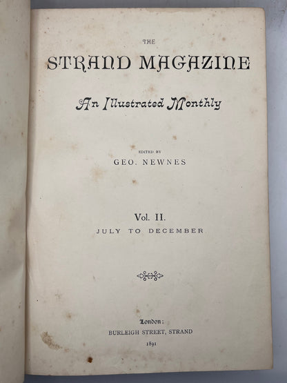 The Strand Magazine 1891-1893 First Edition of Sherlock Holmes