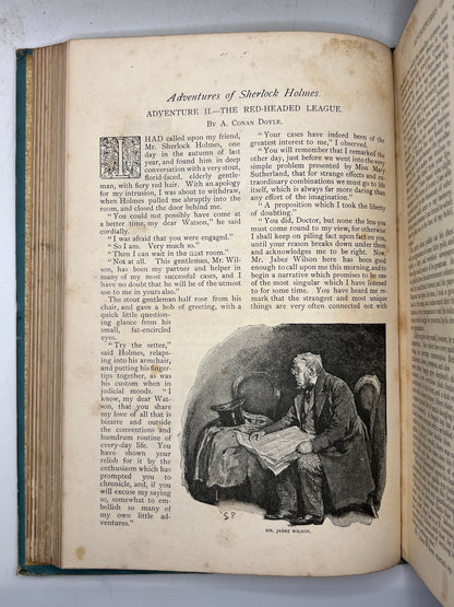 The Strand Magazine 1891-1893 First Edition of Sherlock Holmes