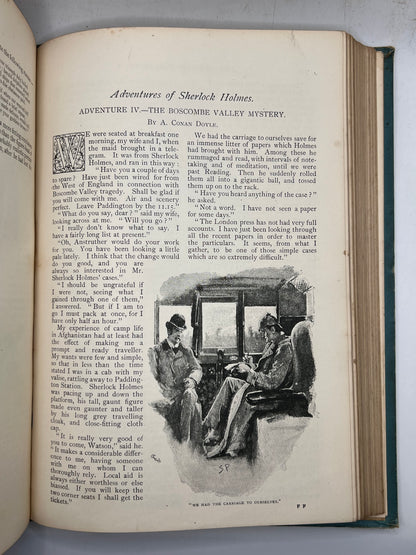 The Strand Magazine 1891-1893 First Edition of Sherlock Holmes