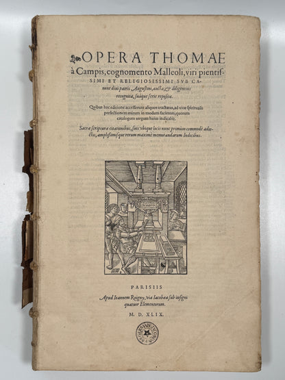The Works of Thomas Kempis 1549