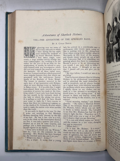 The Strand Magazine 1891-1893 First Edition of Sherlock Holmes