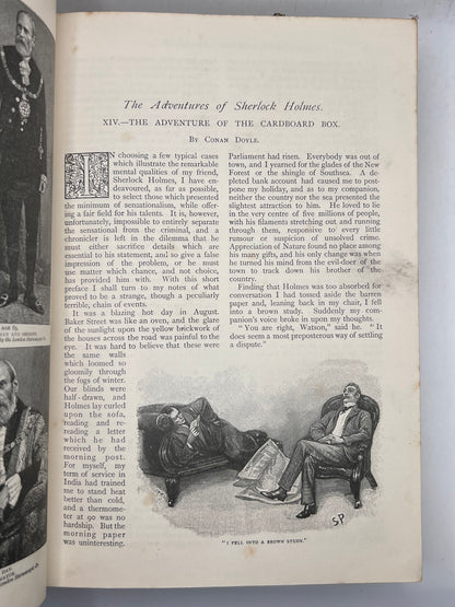 The Strand Magazine 1891-1893 First Edition of Sherlock Holmes