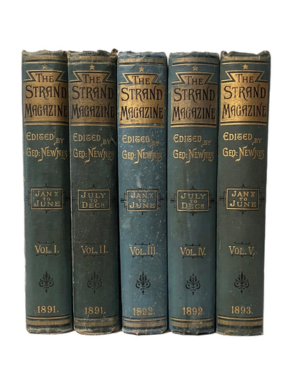 The Strand Magazine 1891-1893 First Edition of Sherlock Holmes