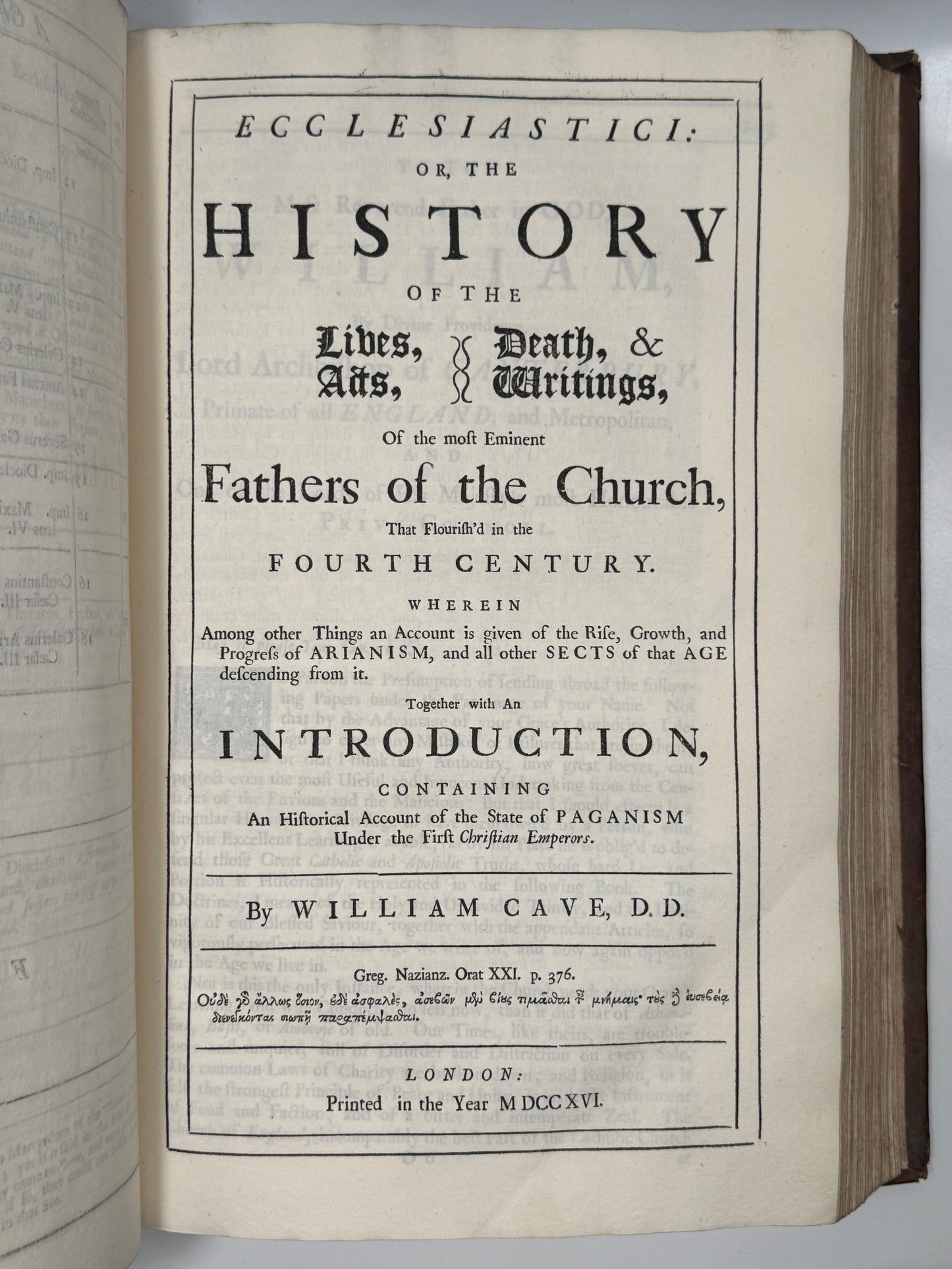 Apostolic Christian Martyrs; William Cave 1716