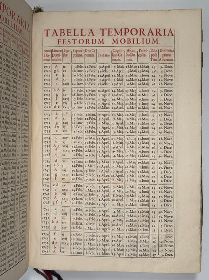 1679 Carthusian Missal in a Very Fine Contemporary Binding