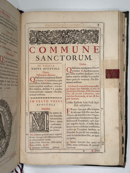 1679 Carthusian Missal in a Very Fine Contemporary Binding