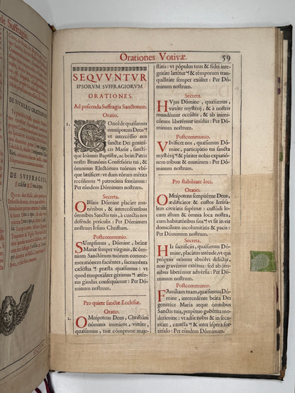 1679 Carthusian Missal in a Very Fine Contemporary Binding