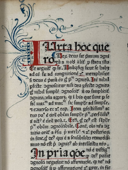 A Milestone in British Intellectual History (1472): The Editio Princeps of John Duns Scotus — The First Printed Book by a Scottish Author.
