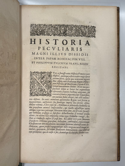Royal-Gallican Conflict, 1655 - A Significant and Sumptuous King Louis XIV Royal Binding in Folio