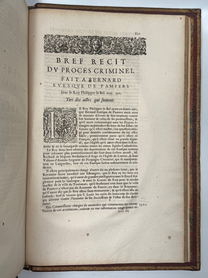 Royal-Gallican Conflict, 1655 - A Significant and Sumptuous King Louis XIV Royal Binding in Folio