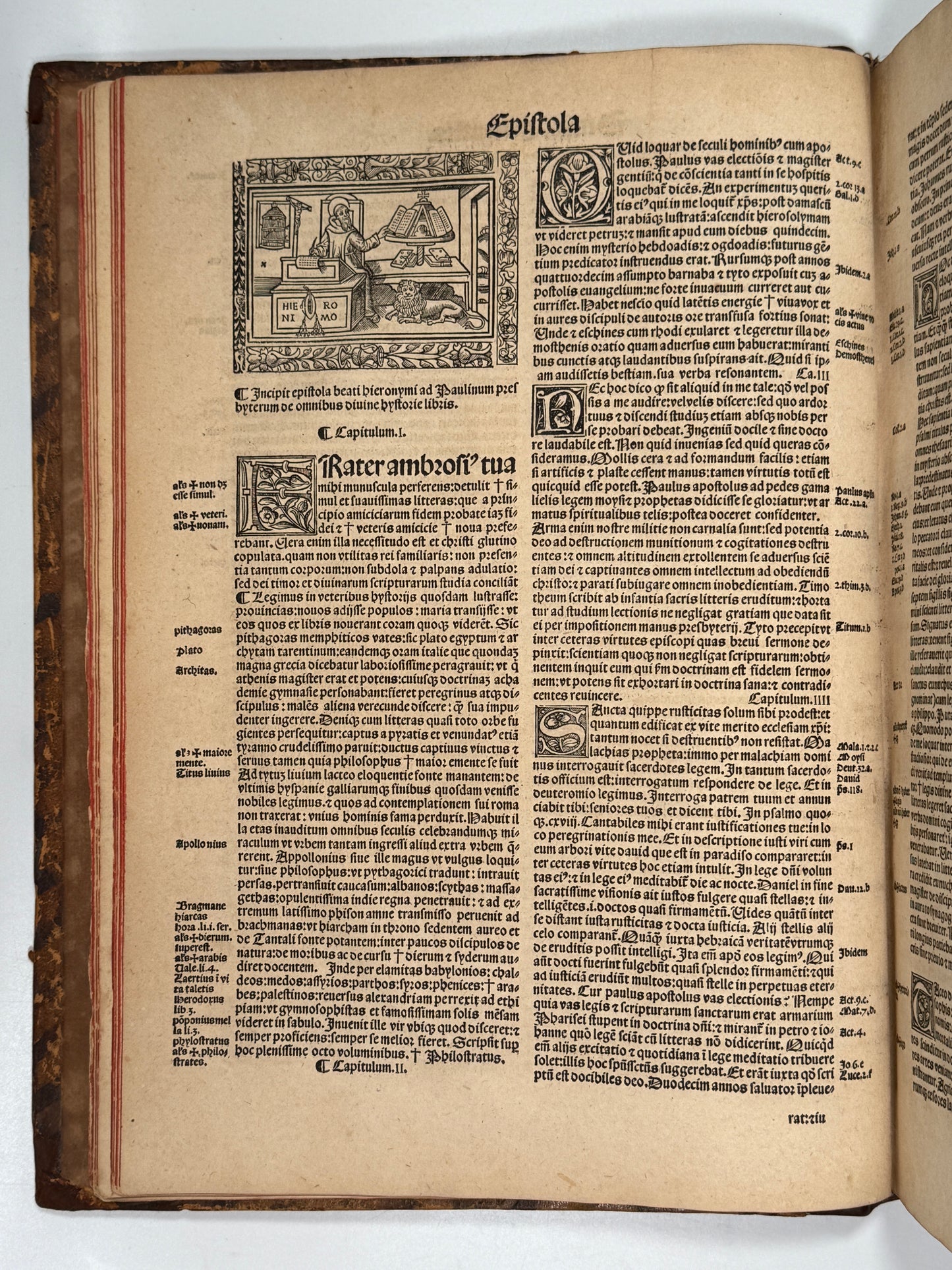1515 Biblia Latina: Sacon/Koberger Imprint: Hand Coloured Folio
