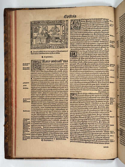 1515 Biblia Latina: Sacon/Koberger Imprint: Hand Coloured Folio