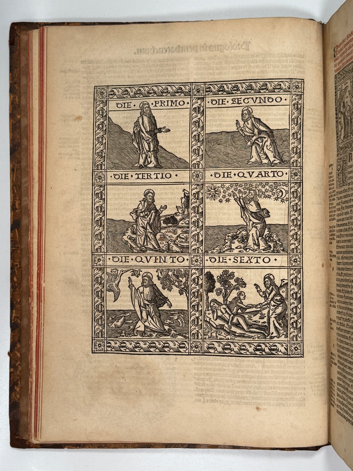 1515 Biblia Latina: Sacon/Koberger Imprint: Hand Coloured Folio