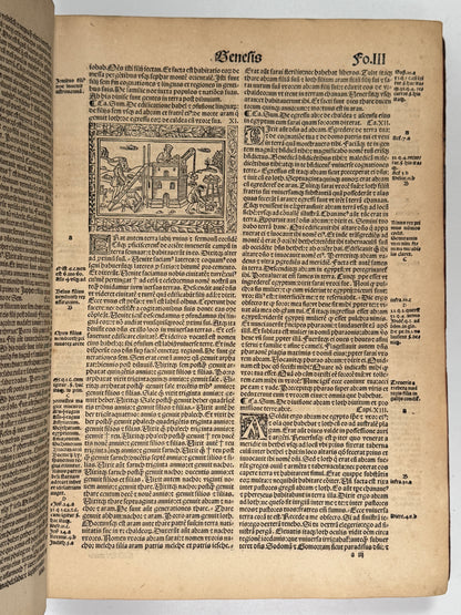 1515 Biblia Latina: Sacon/Koberger Imprint: Hand Coloured Folio