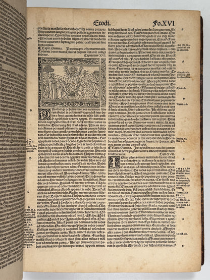 1515 Biblia Latina: Sacon/Koberger Imprint: Hand Coloured Folio
