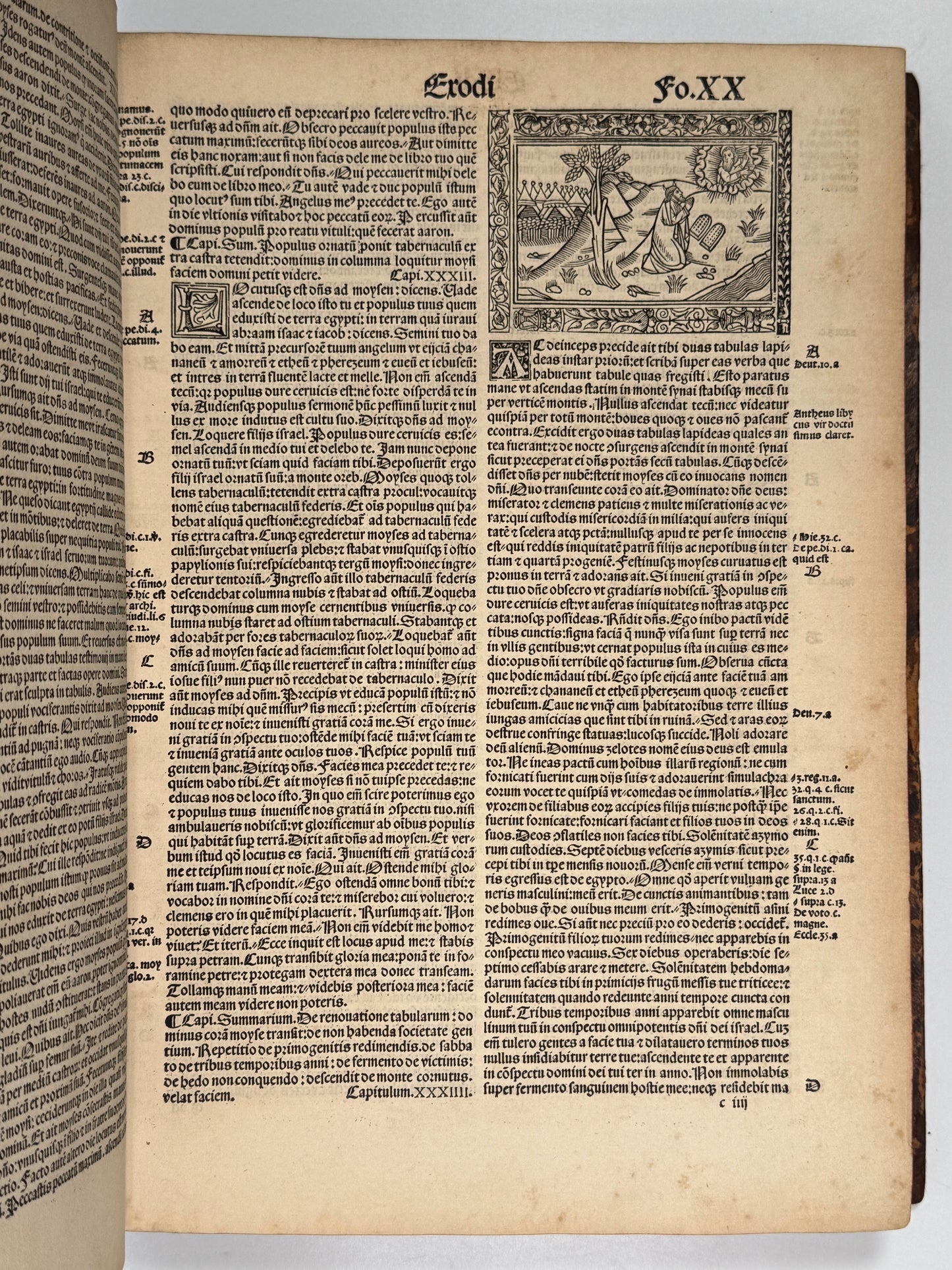 1515 Biblia Latina: Sacon/Koberger Imprint: Hand Coloured Folio