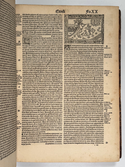 1515 Biblia Latina: Sacon/Koberger Imprint: Hand Coloured Folio